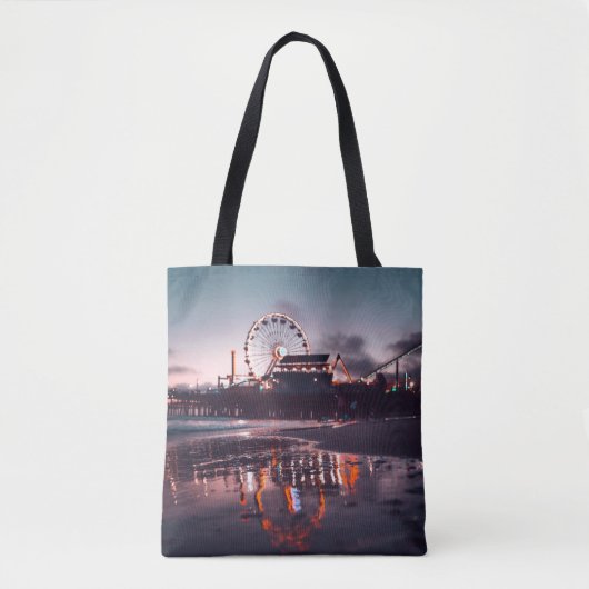 Tote Bag Grande roue pendant l'heure d'or (Devant)
