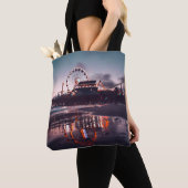 Tote Bag Grande roue pendant l'heure d'or (De près)