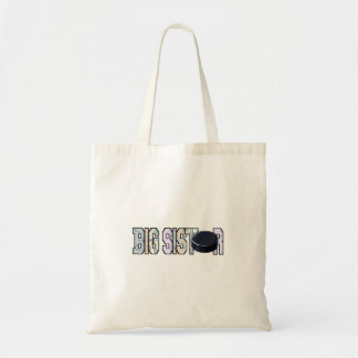Tote Bag Grande Sœur de hockey sur glace de la fête d'anniv