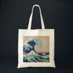 Tote Bag Grande vague d'Hokusai au large de Kanagawa. art j<br><div class="desc">Katsushika Hokusai sac fourre-tout "La Grande Vague au large de Kanagawa". illustration japonaise vintage.</div>