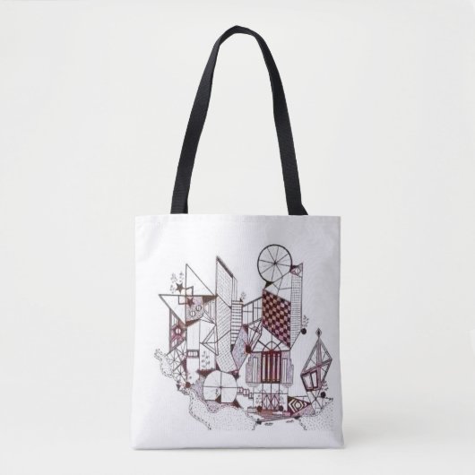 Tote Bag Grande ville (Devant)