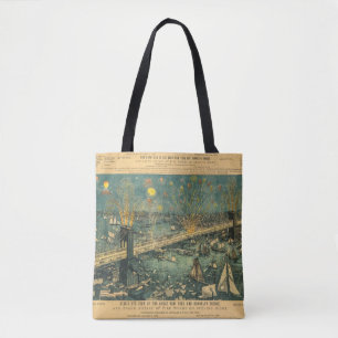 Tote Bag Grandes ouvertures du pont Brooklyn