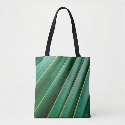 Tote Bag Grandes plantes de texture verte (Devant)