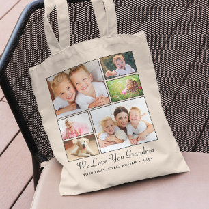 Tote Bag Grandma photo personnalisée