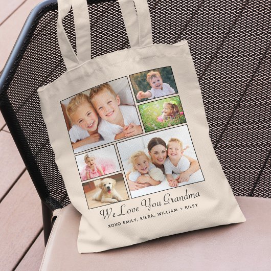 Tote Bag Grandma photo personnalisée