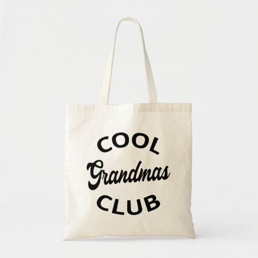 Tote Bag Grandmas Club cool I (Devant)
