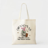 Tote Bag Grandmas Plantes Graines D'Amour Moderne Fleur ten (Devant)