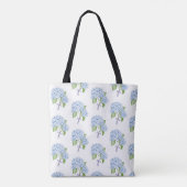 Tote Bag Grandmillenial fleuri hydrangea arc bleu preppy (Dos)