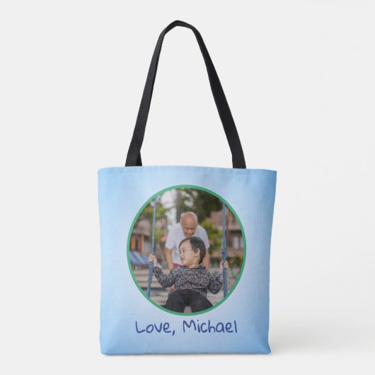 Tote Bag Grandpa Saurus Graphisme (Dos)