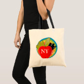 Tote Bag Grands Apple - New York (Devant (produit))