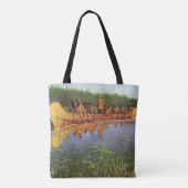 Tote Bag Grands explorateurs par Remington, Pionniers Vinta (Dos)