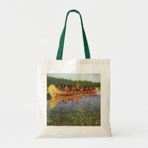 Tote Bag Grands explorateurs par Remington, Pionniers Vinta