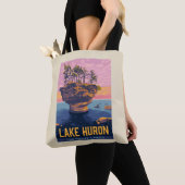 Tote Bag Grands Lacs | Lac Huron (De près)