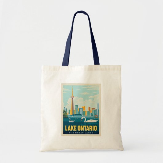 Tote Bag Grands Lacs | Lac Ontario (Devant)