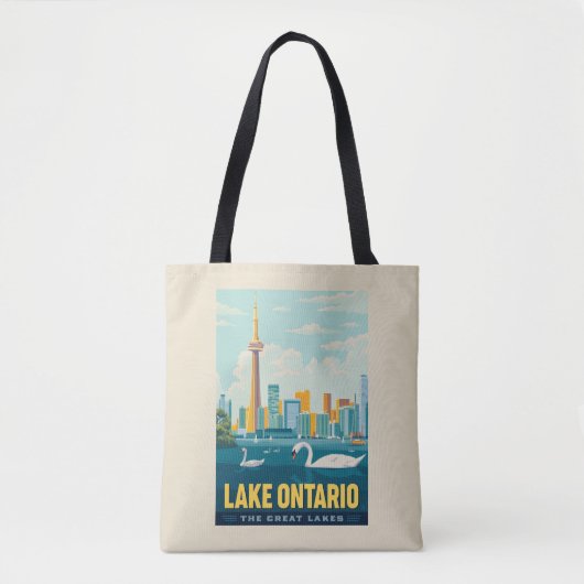 Tote Bag Grands Lacs | Lac Ontario (Devant)
