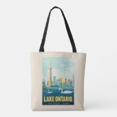 Tote Bag Grands Lacs | Lac Ontario (Dos)