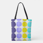 Tote Bag Grands points aquarelle (Dos)