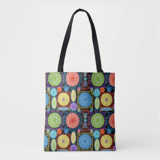 Tote Bag Granny Carré Crochet Petit (Devant)