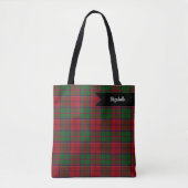 Tote Bag Grant Clan Tartan Scottish Plaid (Devant)