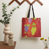 Tote Bag Grapevine Avec Des Joncs De Raisins