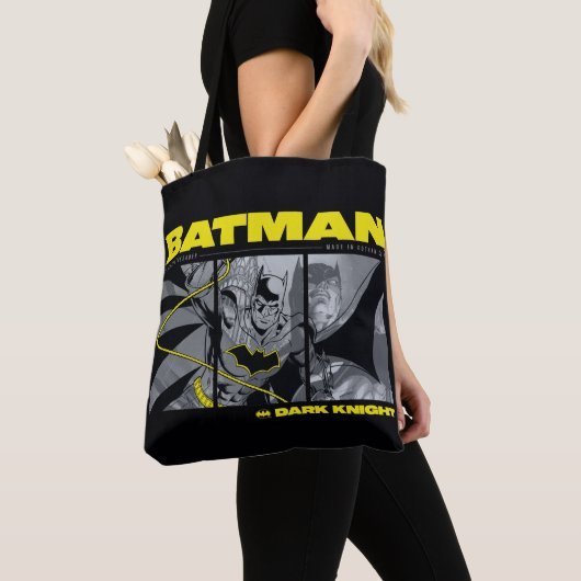 Tote Bag Graphique à écran tridimensionnel Batman Comic (De près)