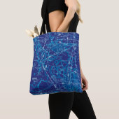 Tote Bag Graphique aéronautique (De près)