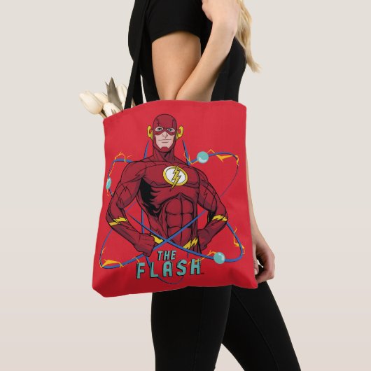 Tote Bag Graphique atomique Flash de dessin (De près)