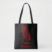 Tote Bag Graphique Carpe Noctem Owl (Devant)