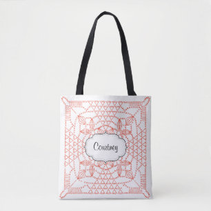 Tote Bag Graphique Crochet couleur personnalisé personnalis