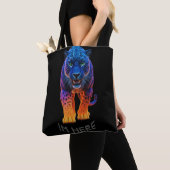 Tote Bag Graphique de Black Panther "Je suis là" (De près)