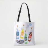 Tote Bag Graphique de boisson de levage Fizzy (Devant)