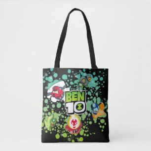 Tote Bag Graphique de bulles de formes Aliens Ben 10