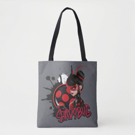 Tote Bag Graphique de caractères de Shadybug à revers Mirac (Devant)