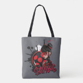 Tote Bag Graphique de caractères de Shadybug à revers Mirac (Dos)