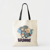 Tote Bag Graphique de caractères I.R. Baboon (Devant)
