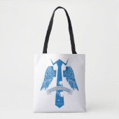 Tote Bag Graphique de citation de Cravate de Castiel surnat (Devant)