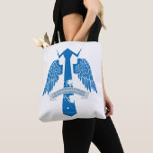 Tote Bag Graphique de citation de Cravate de Castiel surnat (De près)