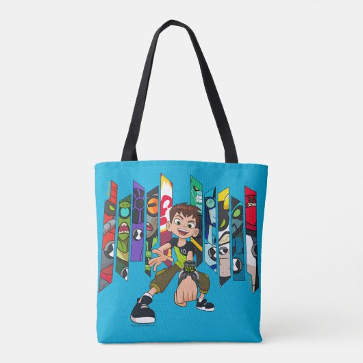 Tote Bag Graphique de collection d'Aliens Ben 10 (Dos)