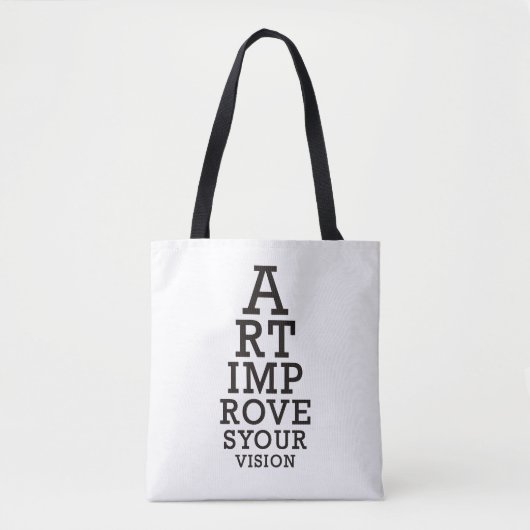 Tote Bag Graphique de contrôle de la vision améliorée par l (Devant)
