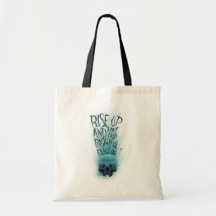 Tote Bag Graphique de crâne et de fumée