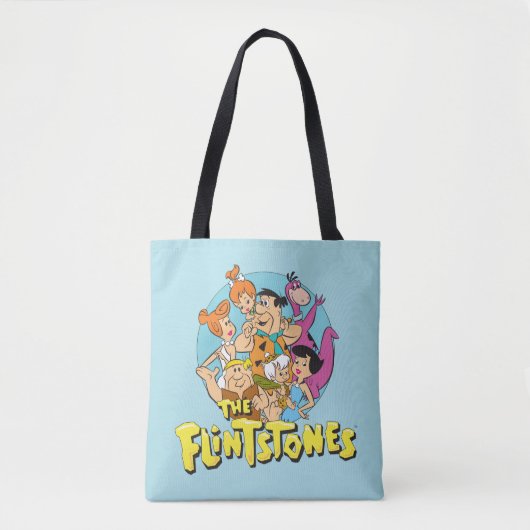 Tote Bag Graphique de la famille Pierrafeu et Roubles (Devant)
