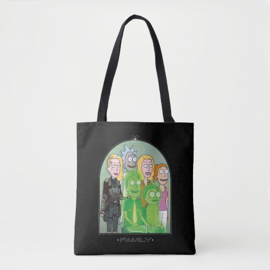 Tote Bag Graphique de la famille Rick et Morty (Devant)