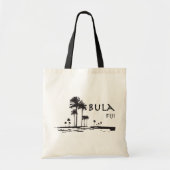 Tote Bag Graphique de palmier de Bula Fiji (Devant)