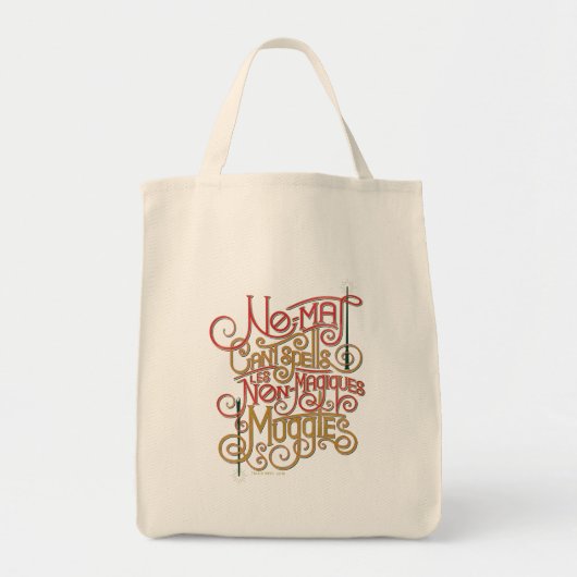 Tote Bag Graphique de traductions localisées MUGGLE™ (Devant)