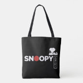 Tote Bag Graphique de typographie japonaise Snoopy (Dos)