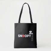 Tote Bag Graphique de typographie japonaise Snoopy (Devant)