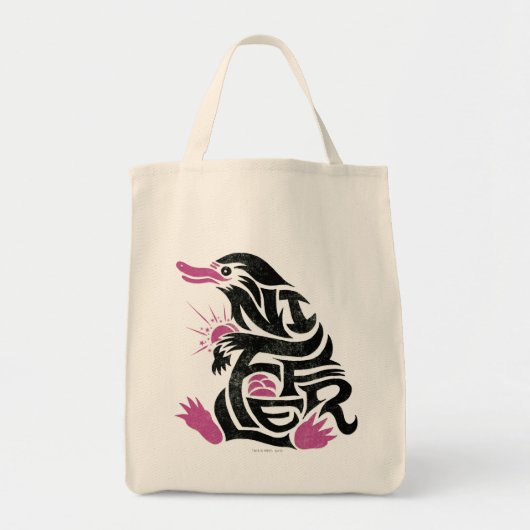 Tote Bag Graphique de typographie NIFFLER™ (Devant)