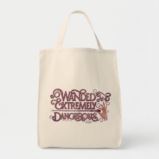 Tote Bag Graphique Débordé Et Extrêmement Dangereux - Rose (Devant)