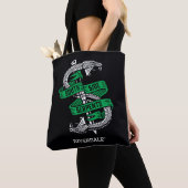 Tote Bag Graphique des serpents du côté sud (De près)