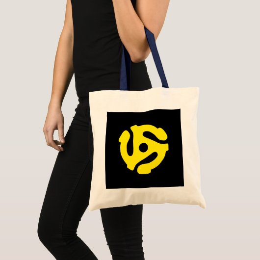 Tote Bag Graphique d'espaceur Jaune 45 (Devant (produit))